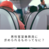 そもそも客室乗務員ってなに？男性でも応募できるの？というお悩みを解決に導きます。